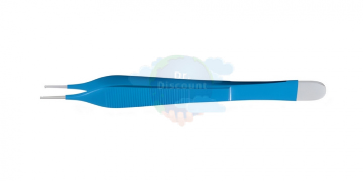 Пинцет Adson изолированные для монополярной коагуляции, 1x2 зуба, 15 см