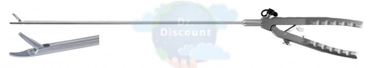 Иглодержатель LOFTLINE, ТС, изогнутый вправо, 45 см, Ø 5.0 mm, прямая рукоять